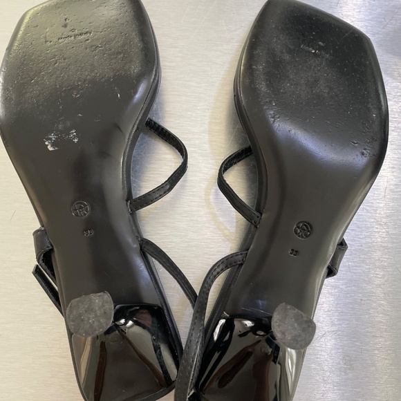 The Row Black Kitten Heel Sandals - Picture 8 of 14